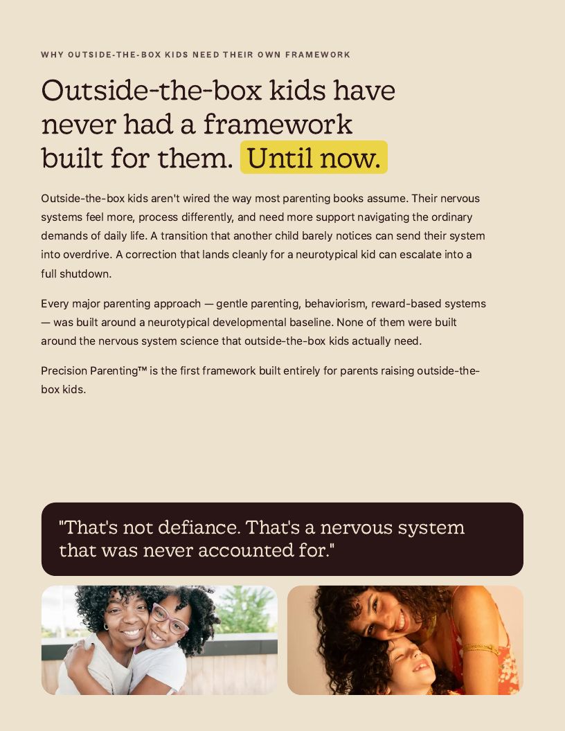 Precision Parenting Framework page 3