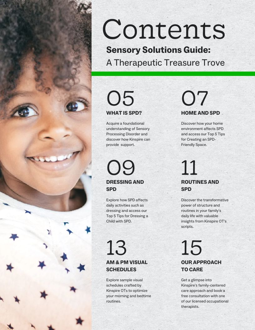 Sensory Solutions Guide page 4